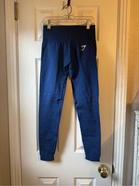 Gymshark Navy Seamless High-Waist Leggings